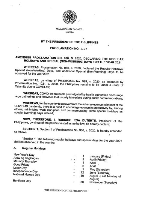 april 10 holiday philippines proclamation 2024